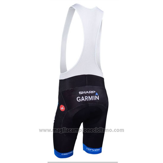 2013 Abbigliamento Ciclismo Garmin Sharp Campione Sudafrica Manica Corta e Salopette
